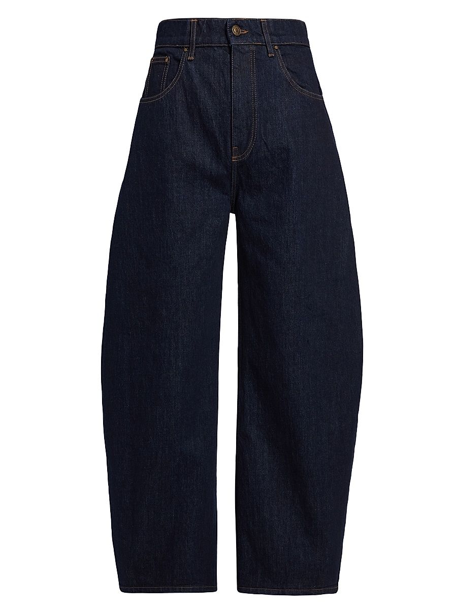 Women's Super Wide-Leg Jeans - Indigo Rinse Wash - Size 14