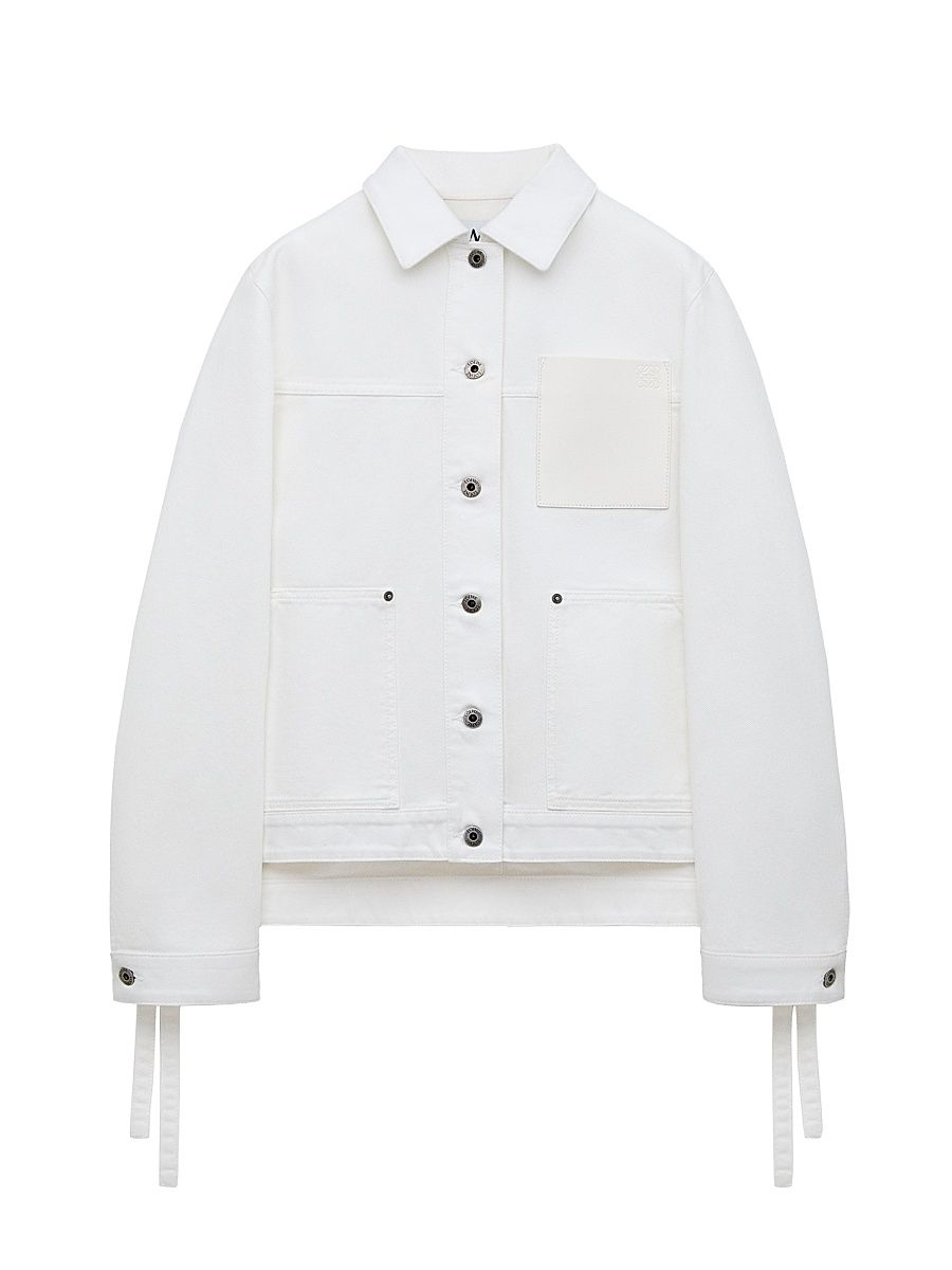 Women's LOEWE x Paula's Ibiza Workwear Cotton Jacket - White - Size 8