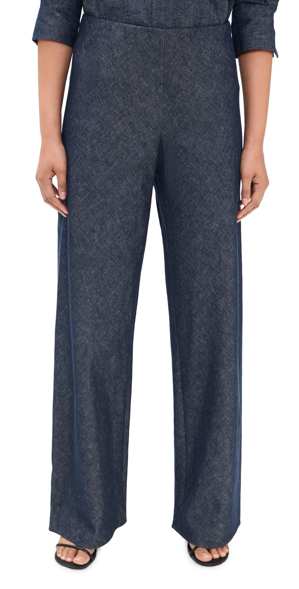 Vince Colette Chambray Bias Pants Indigo XS