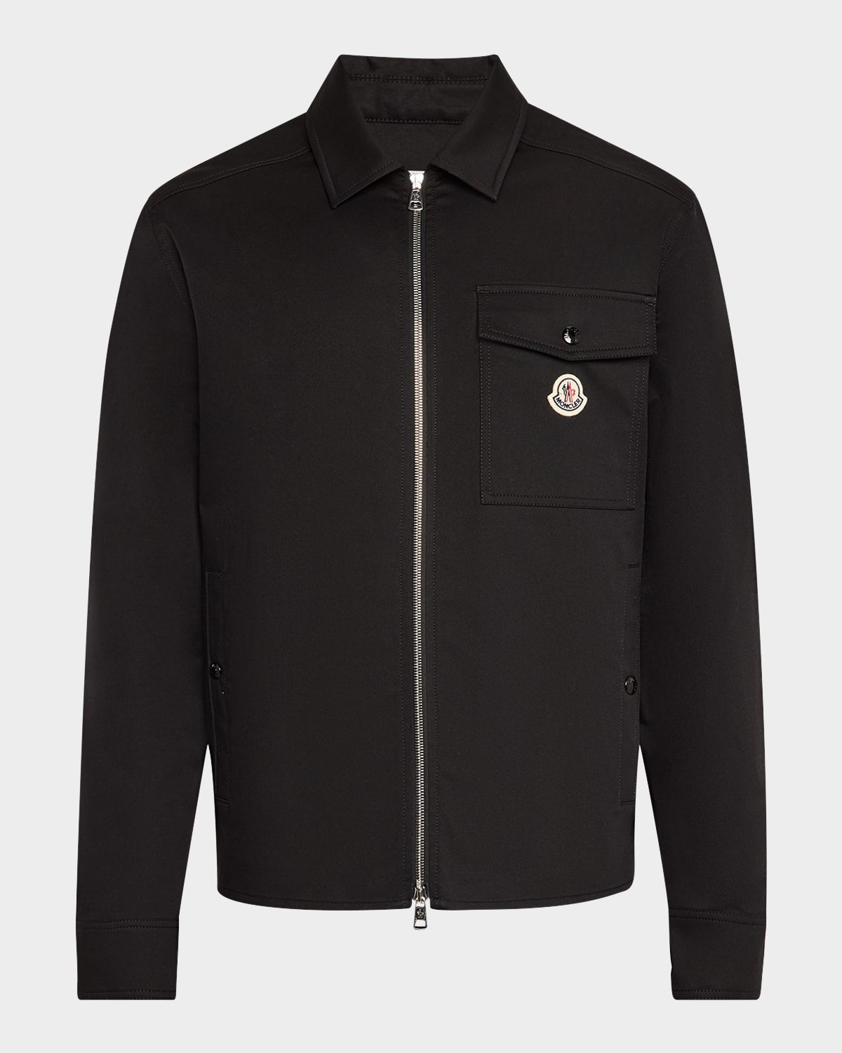 Men & apos;s Full-Zip Twill Overshirt