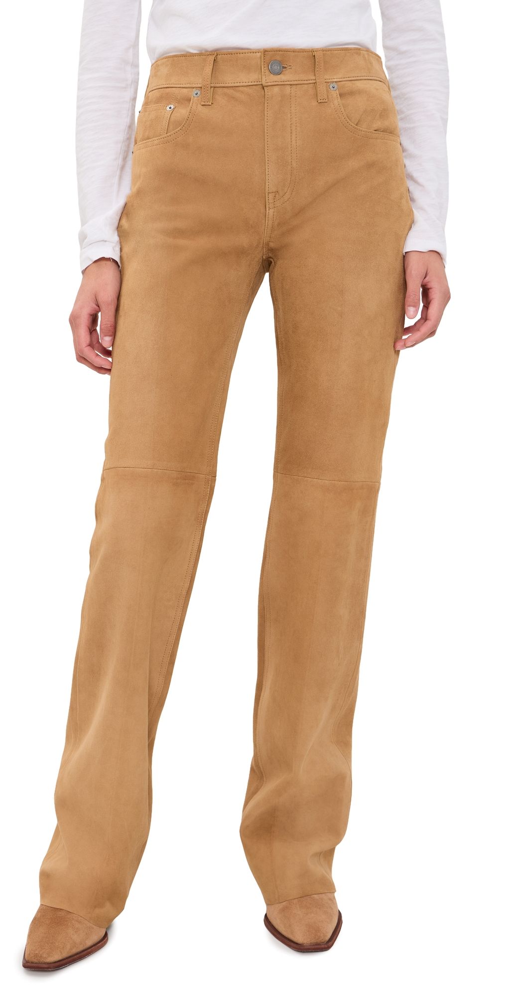 Polo Ralph Lauren Suede Boot Pants Khaki 4