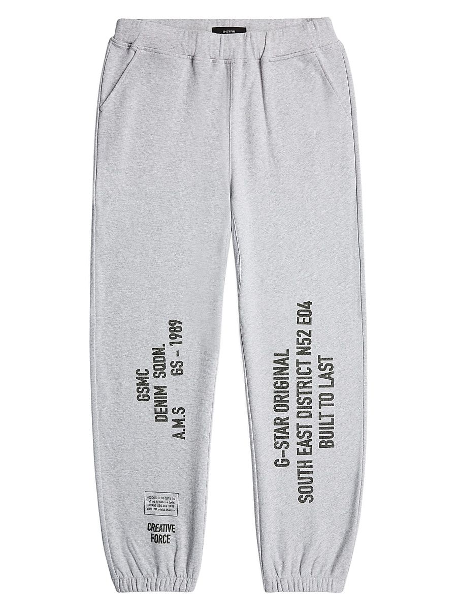 Men's Stencil Jogger Sweatpants - Light Grey Heather - Size XL