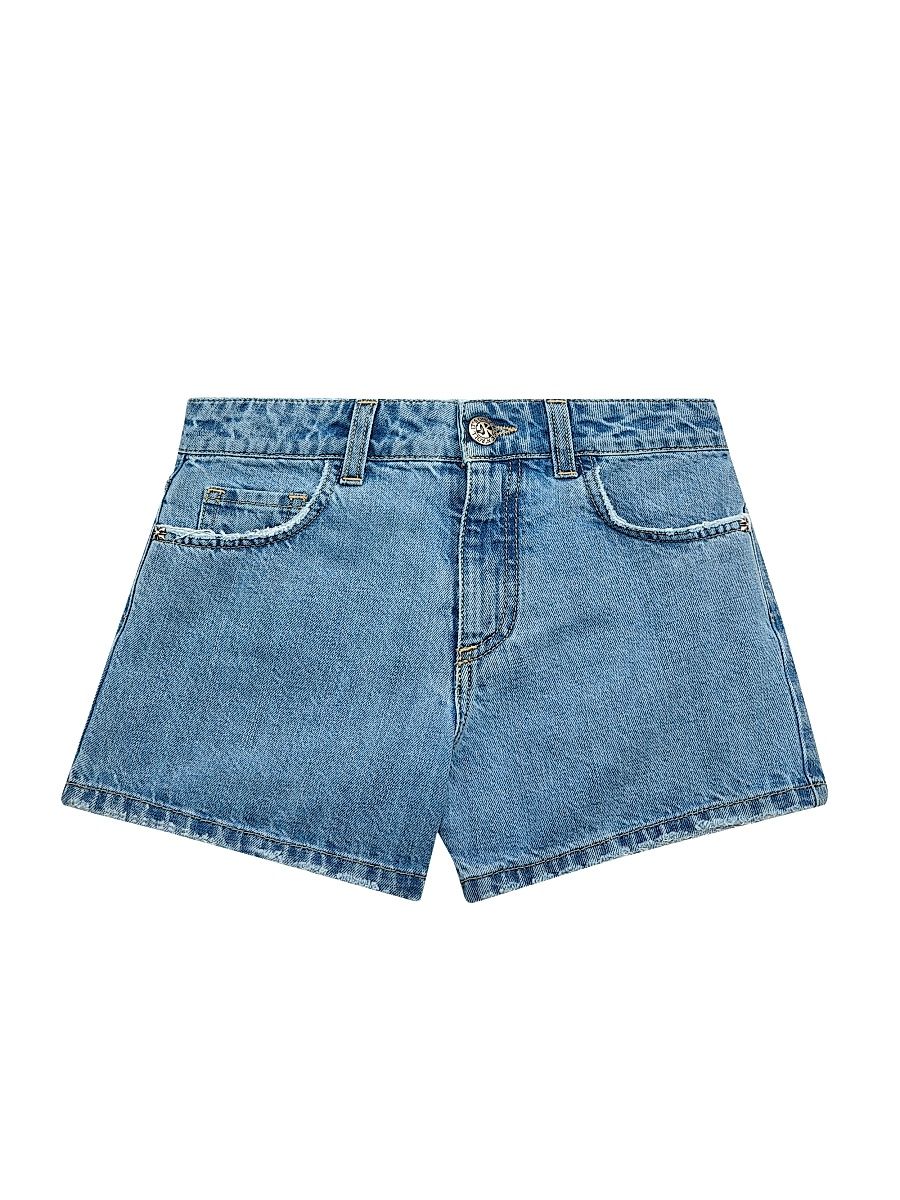 Little Girl's & Girl's Denim Shorts - Blue - Size 10