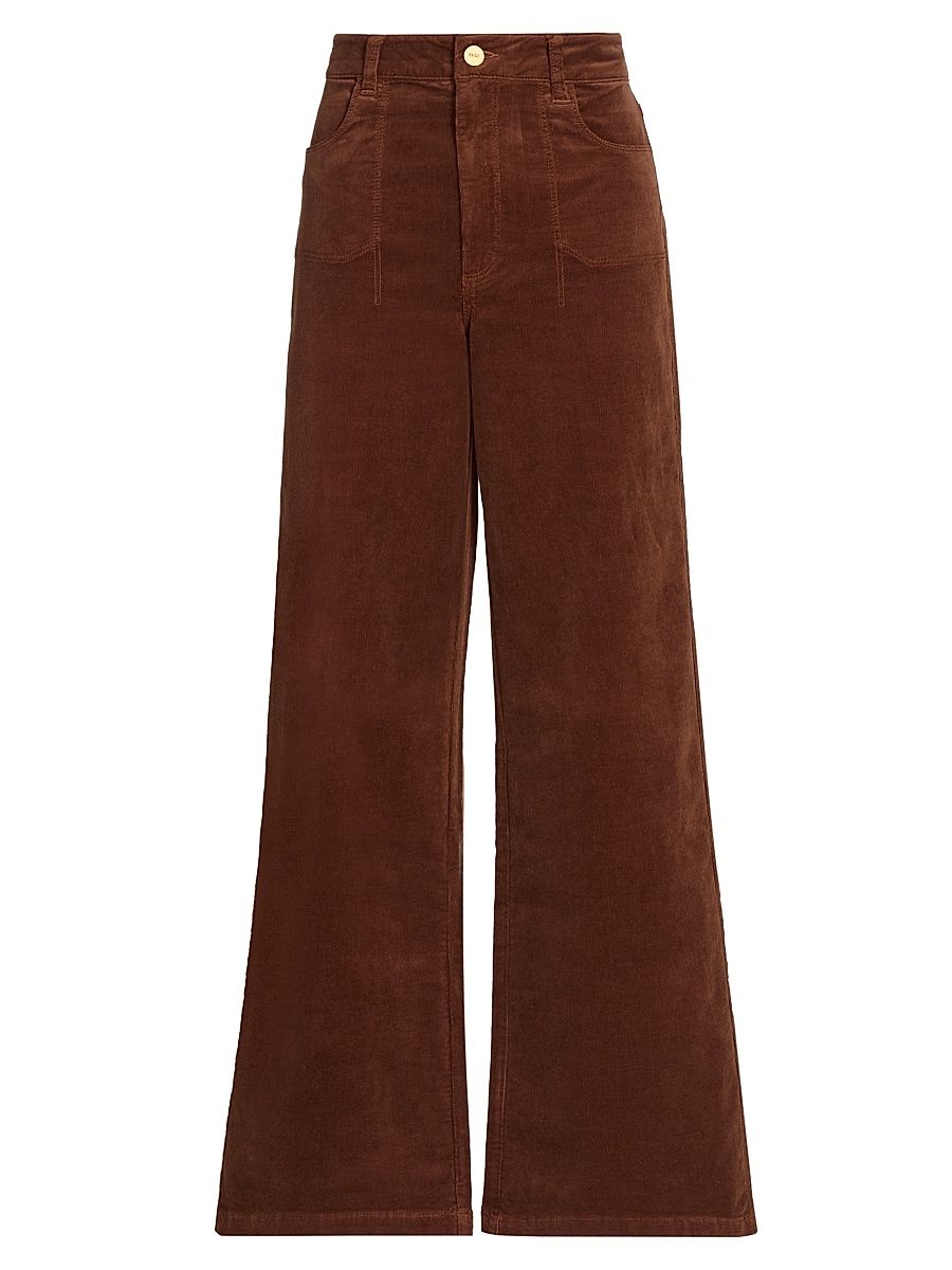 Women's Anessa Utility Corduroy Pants - Maple Brown - Size 31