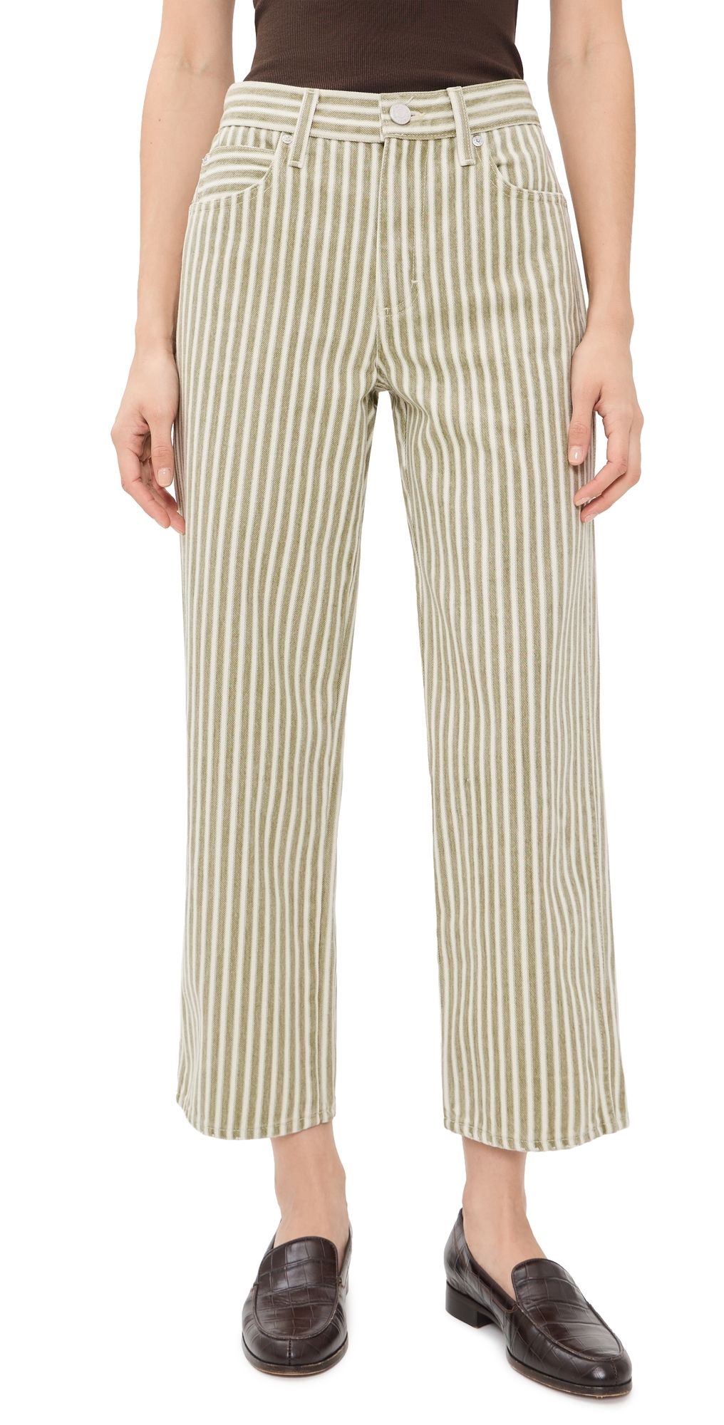 AMO Billie Cropped Jeans Rally Stripe 26