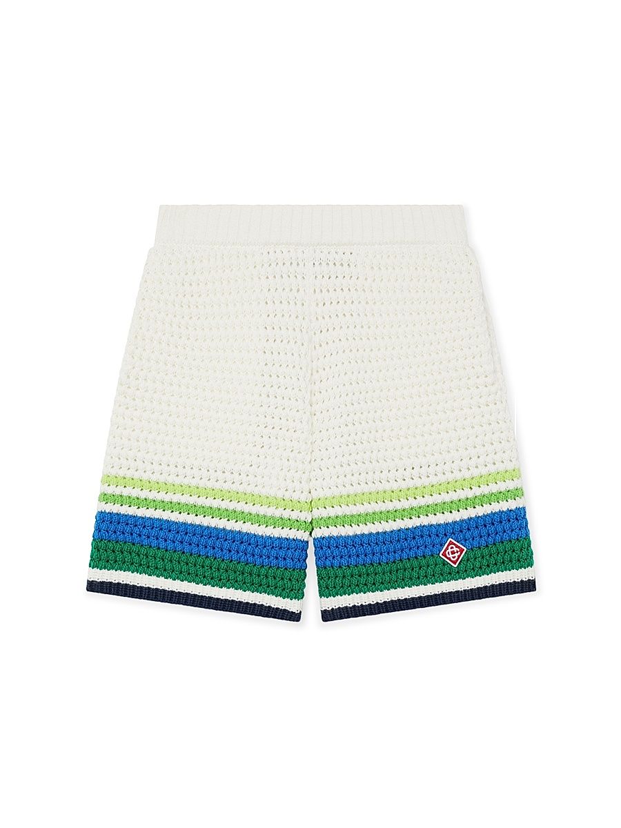 Little Boy's & Boy's Striped Knit Shorts - Cotton - Size 13