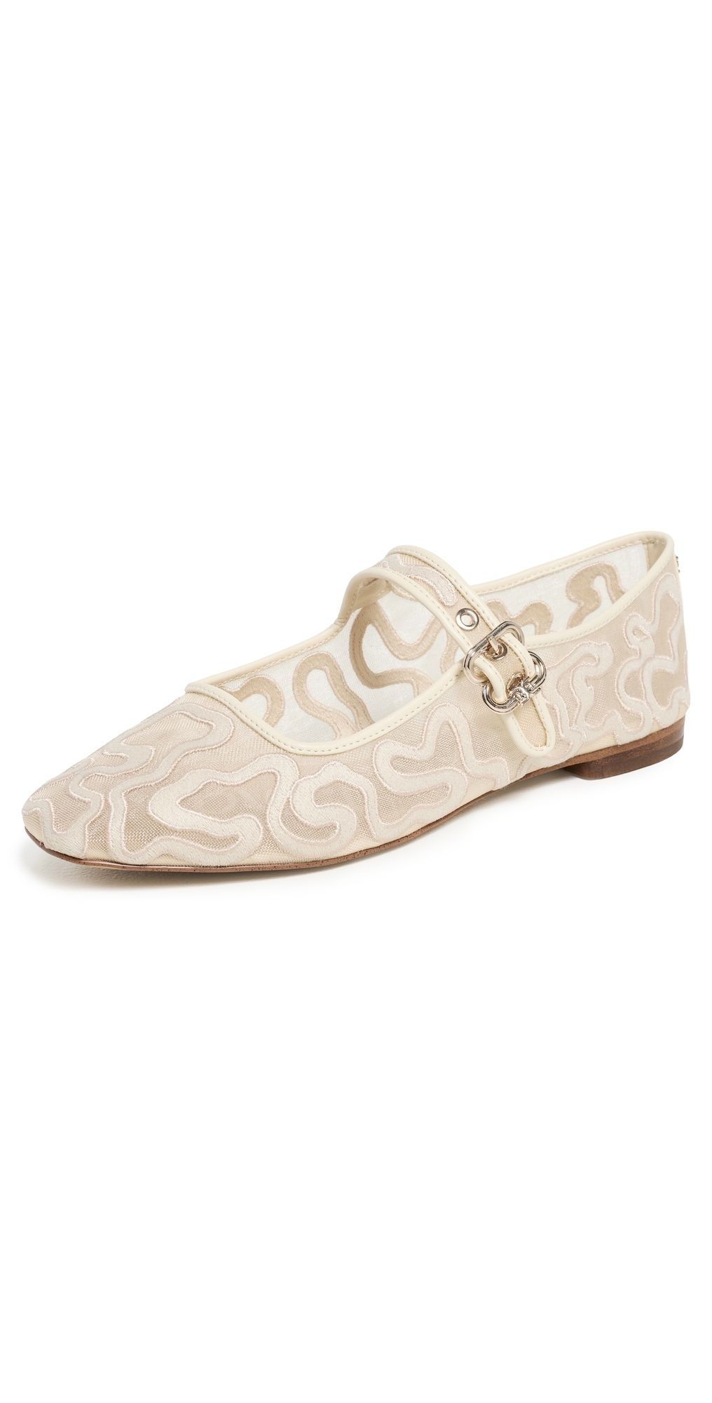 Sam Edelman Michaela Mesh Flats Modern Ivory 8.5