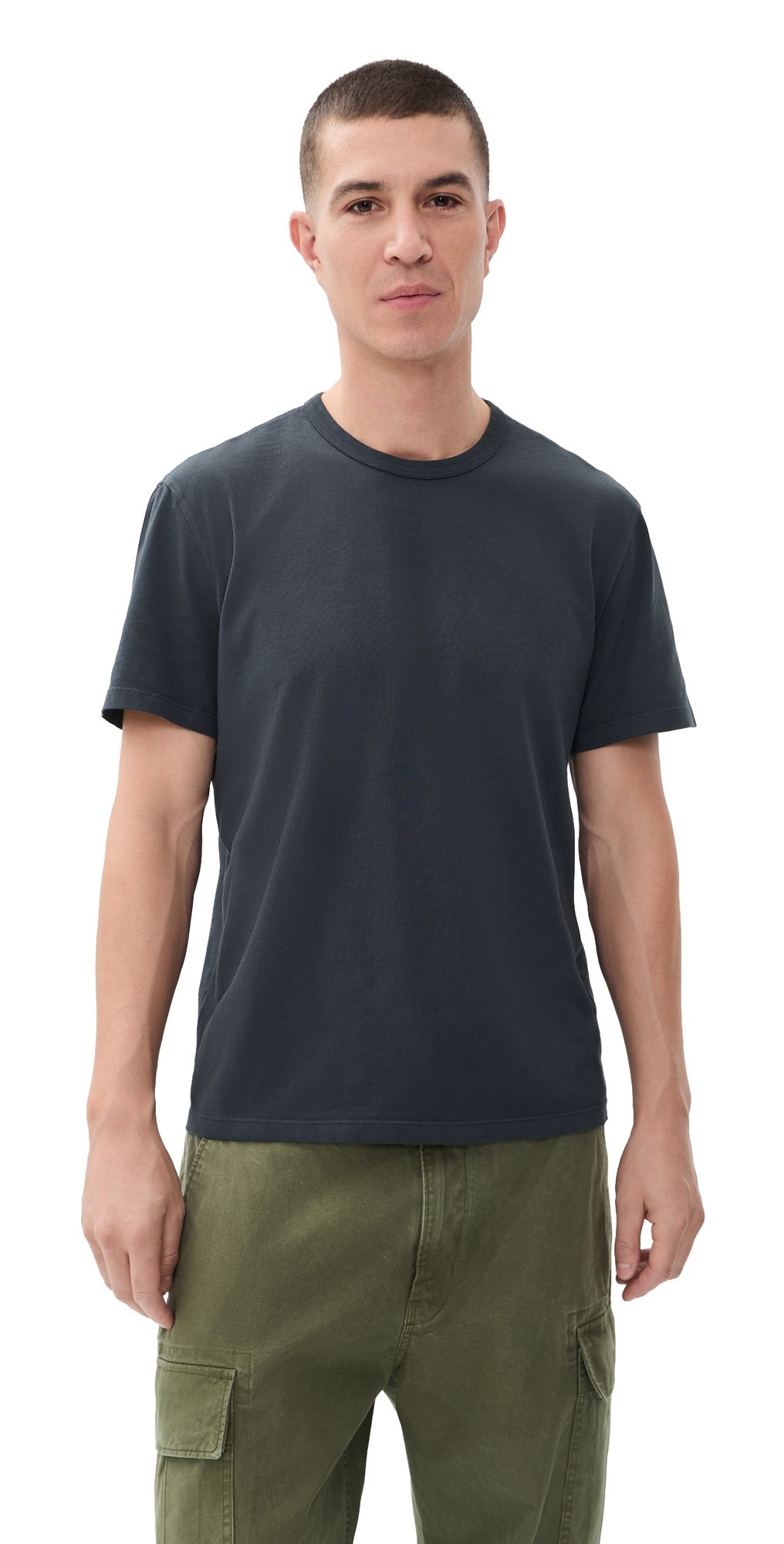 Madewell Garment Dyed All Day Crew Neck T-Shirt Twilight S