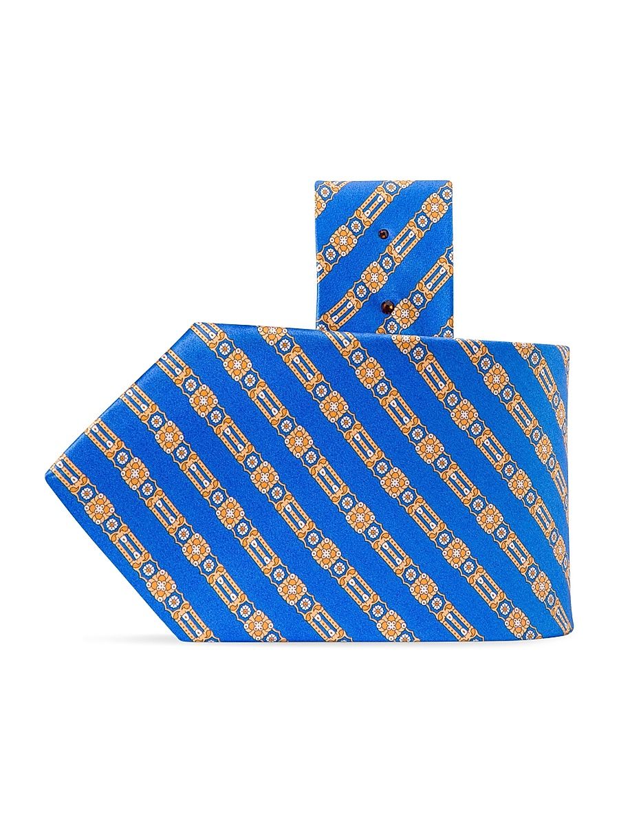 Men's Luxury Handmade Silk Tie - Blue
