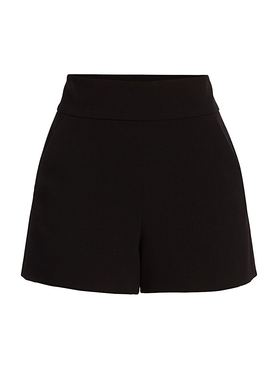 Women's Donald High-Rise Shorts - Black - Size 12