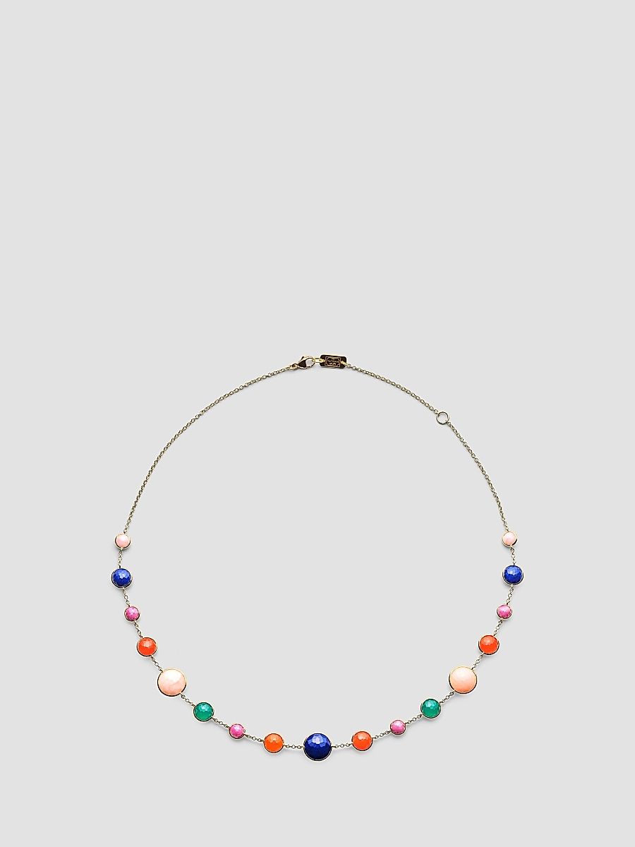 Women's Lollipop Lollitini 18K Yellow Gold & Multi-Gemstone Short Necklace - Gold