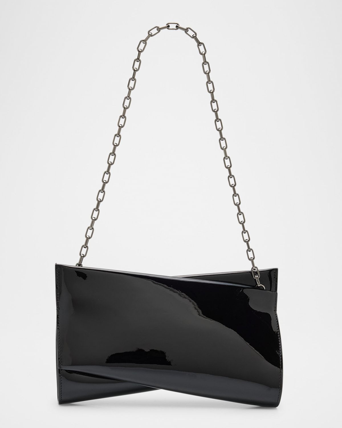 Loubitwist Small Clutch Bag in Patent Leather