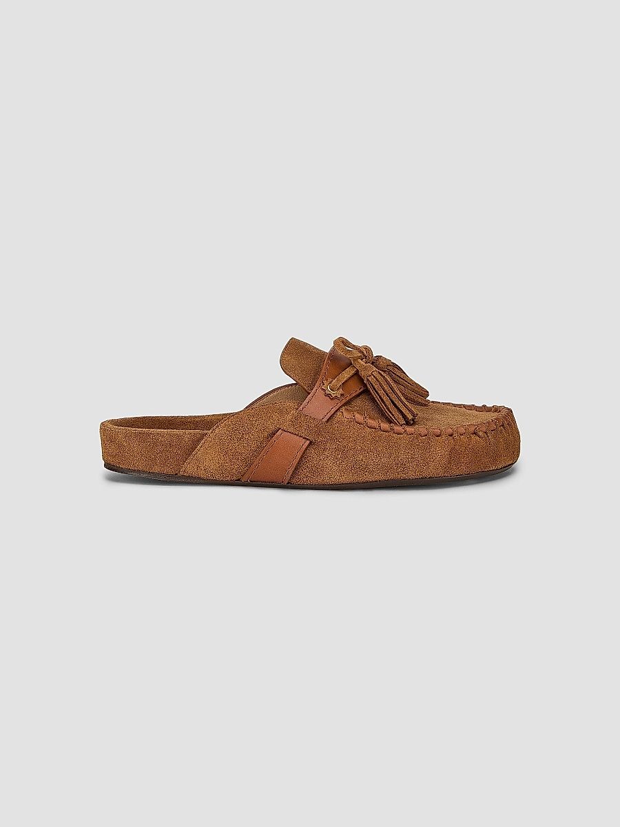 Isabel Marant Women's Malvin Suede Mules - Cognac - Size 11