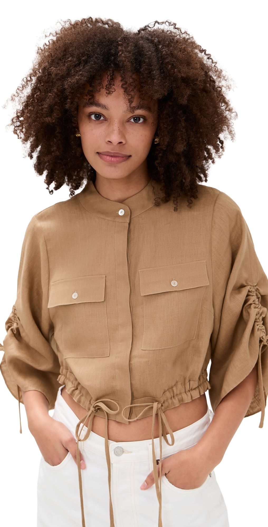 HEVRON Eva Top Almond XS