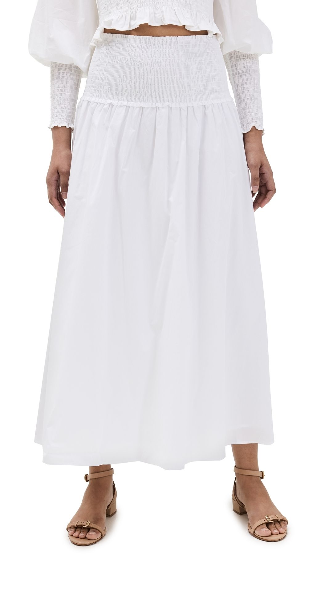 Hill House Home The Delphine Nap Skirt White XL