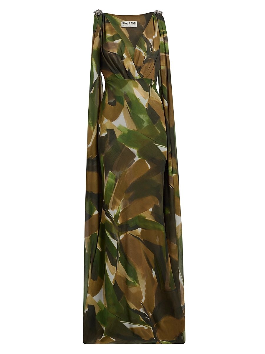 Women's Vetas Embellished Georgette Gown - Veronica - Size 8