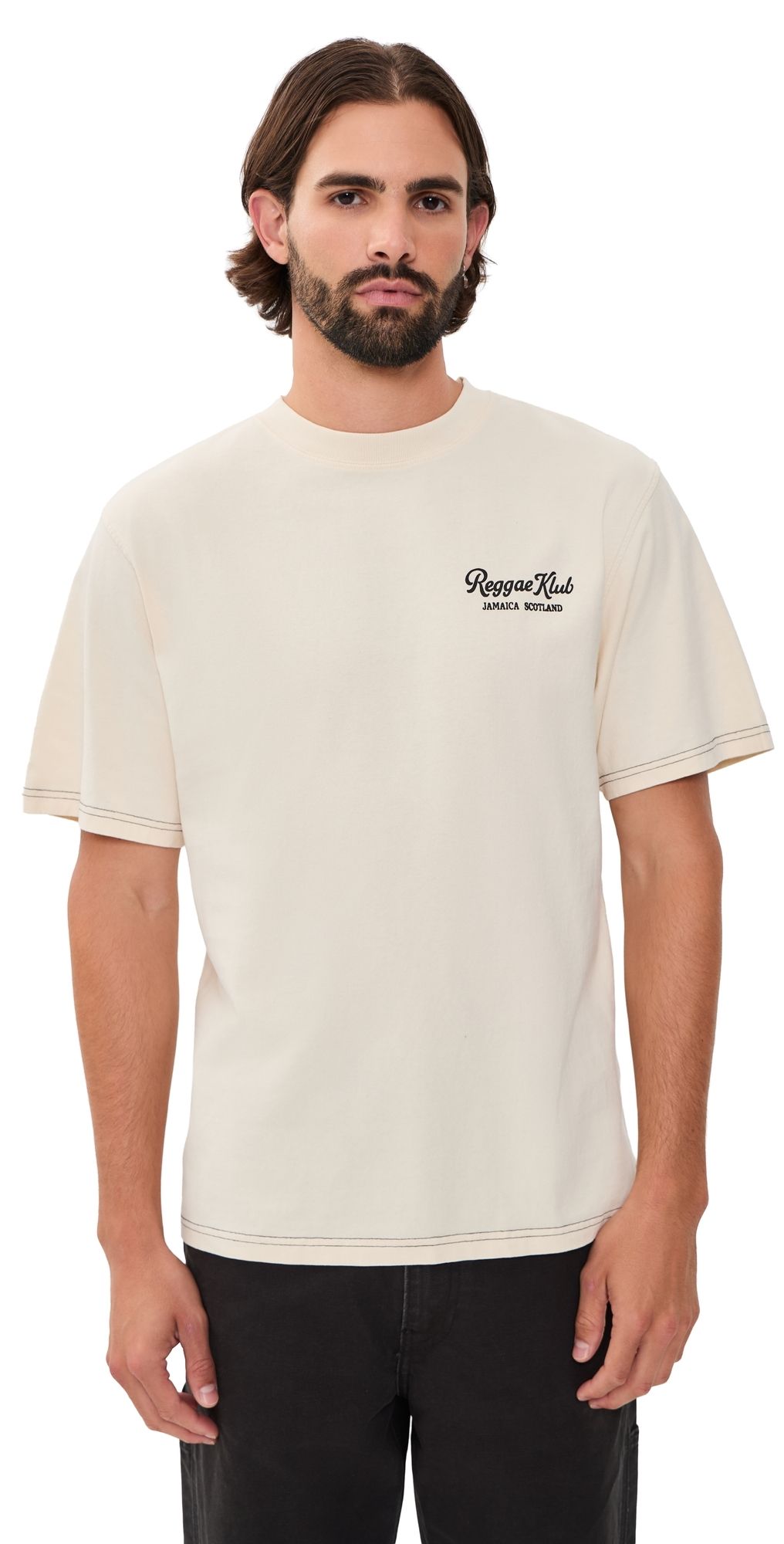 Nicholas Daley Lion Tee Rice White L