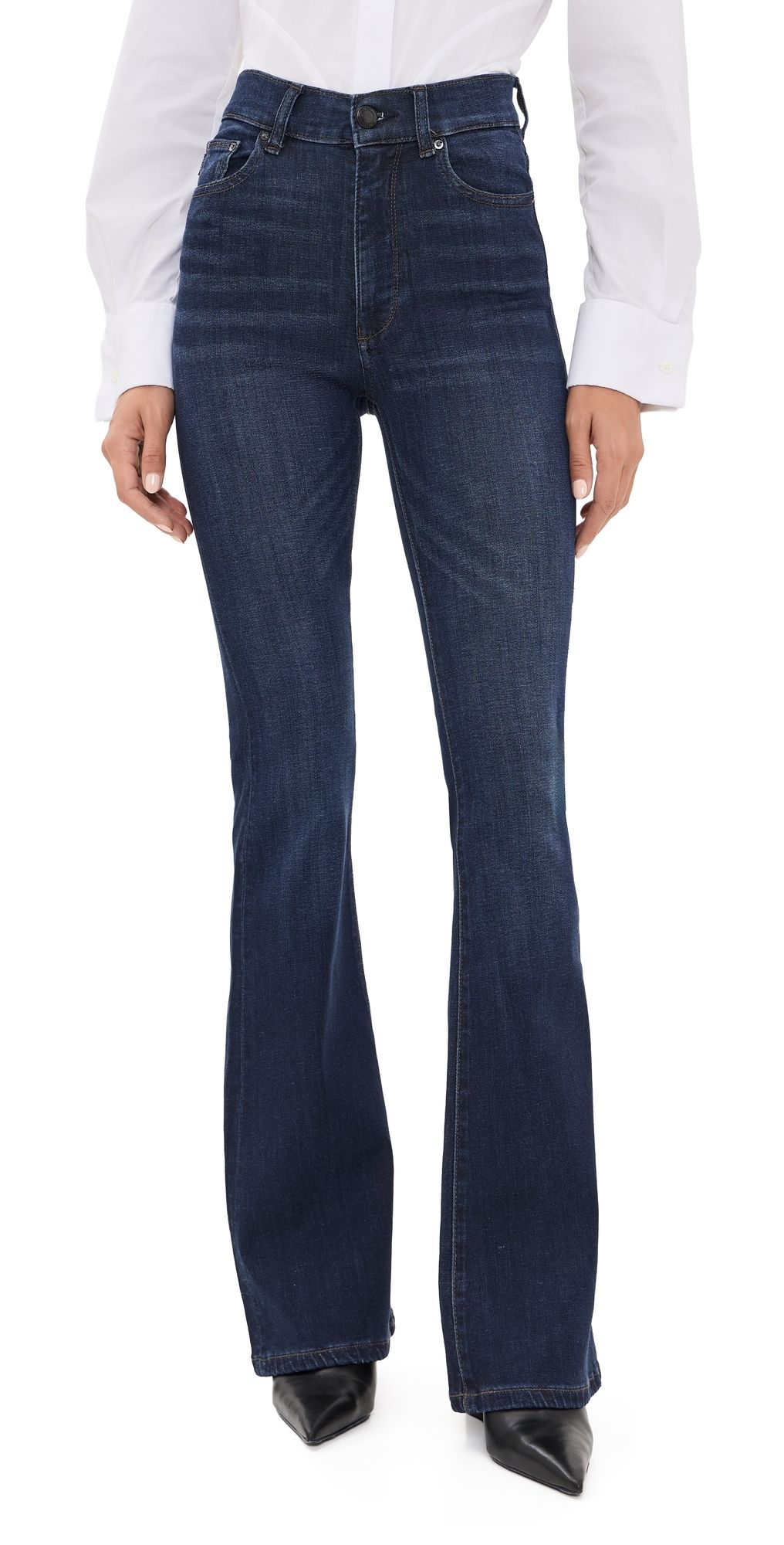 DL1961 Bridget Bootcut High Rise Instasculpt Jeans 33 Dark Indigo (Ultimate) 31