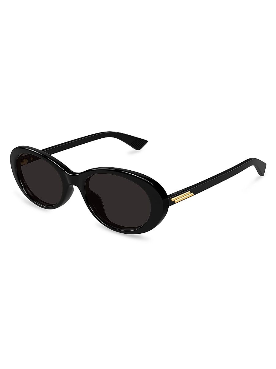 Women's 55MM Oval Sunglasses - Black