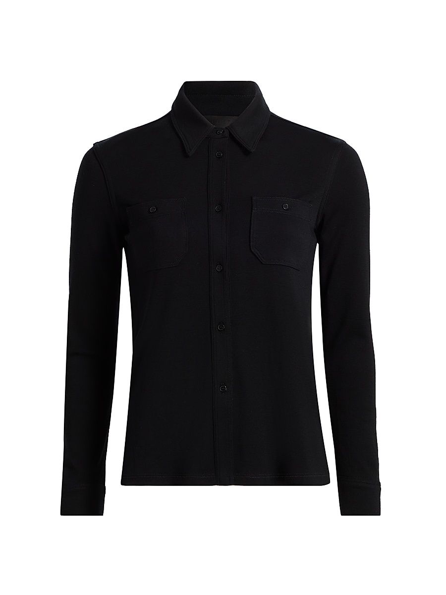 Women's Ibra Wool Shirt - Black - Size XL