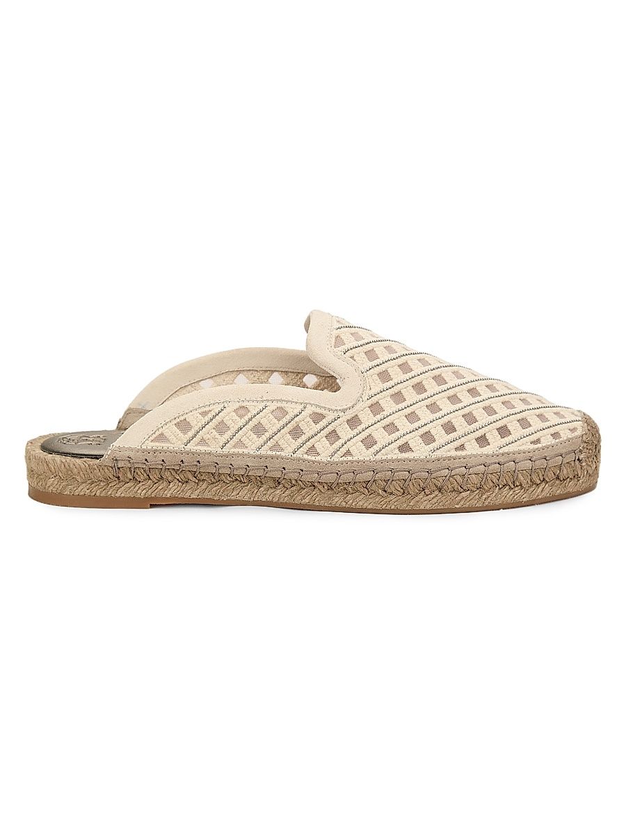 Women's Diamond - Patterned Espadrilles - Oat - Size 9.5