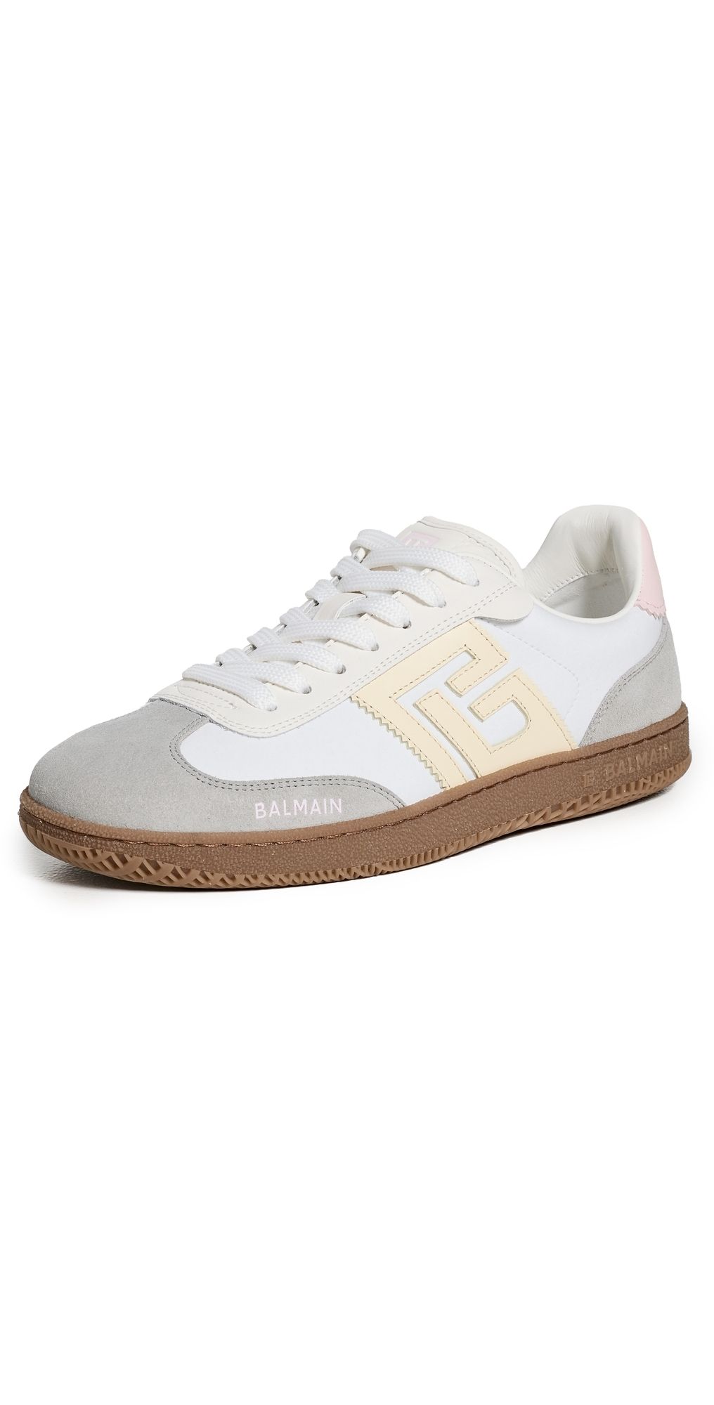Balmain Balmain Swan Sneakers G91- G91 Blanc/Vanille/Beige 36