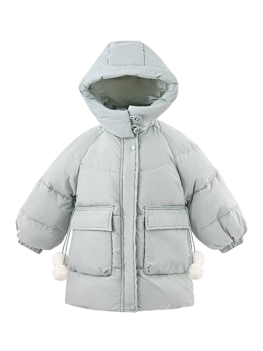 Little Girl's & Girl's Heart-Quilted Puffer Jacket - Blue - Size 8
