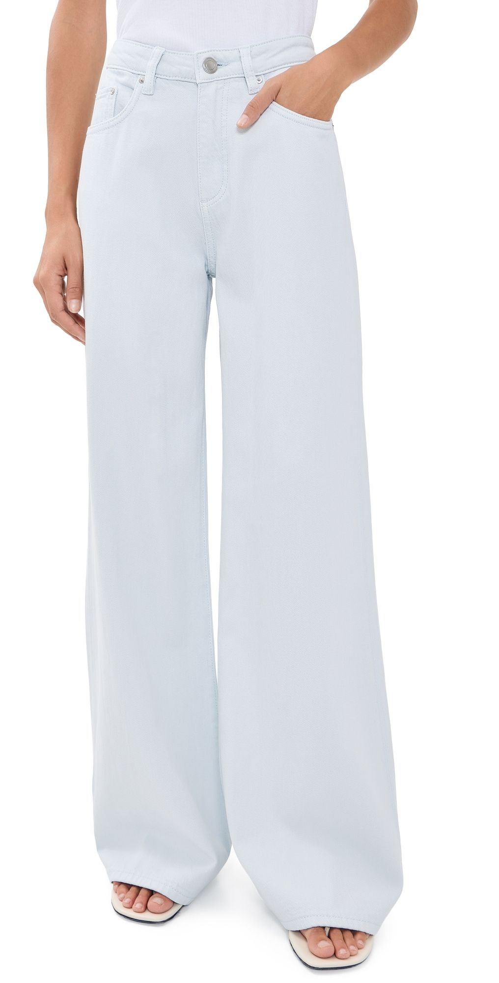 DL1961 Alex Aura Baggy Wide Leg Jeans Mystique Blue Aura 29