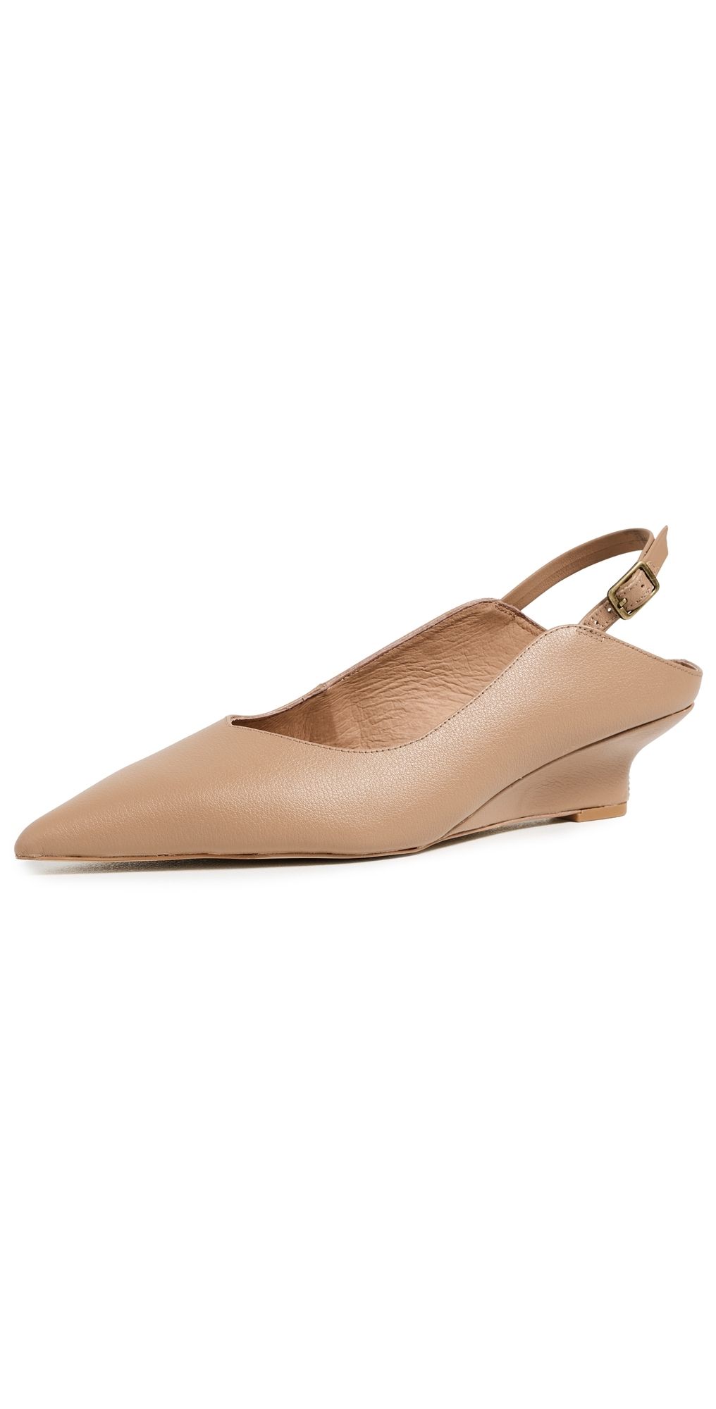 Intentionally Blank Lift Wedge Heels Clay 5