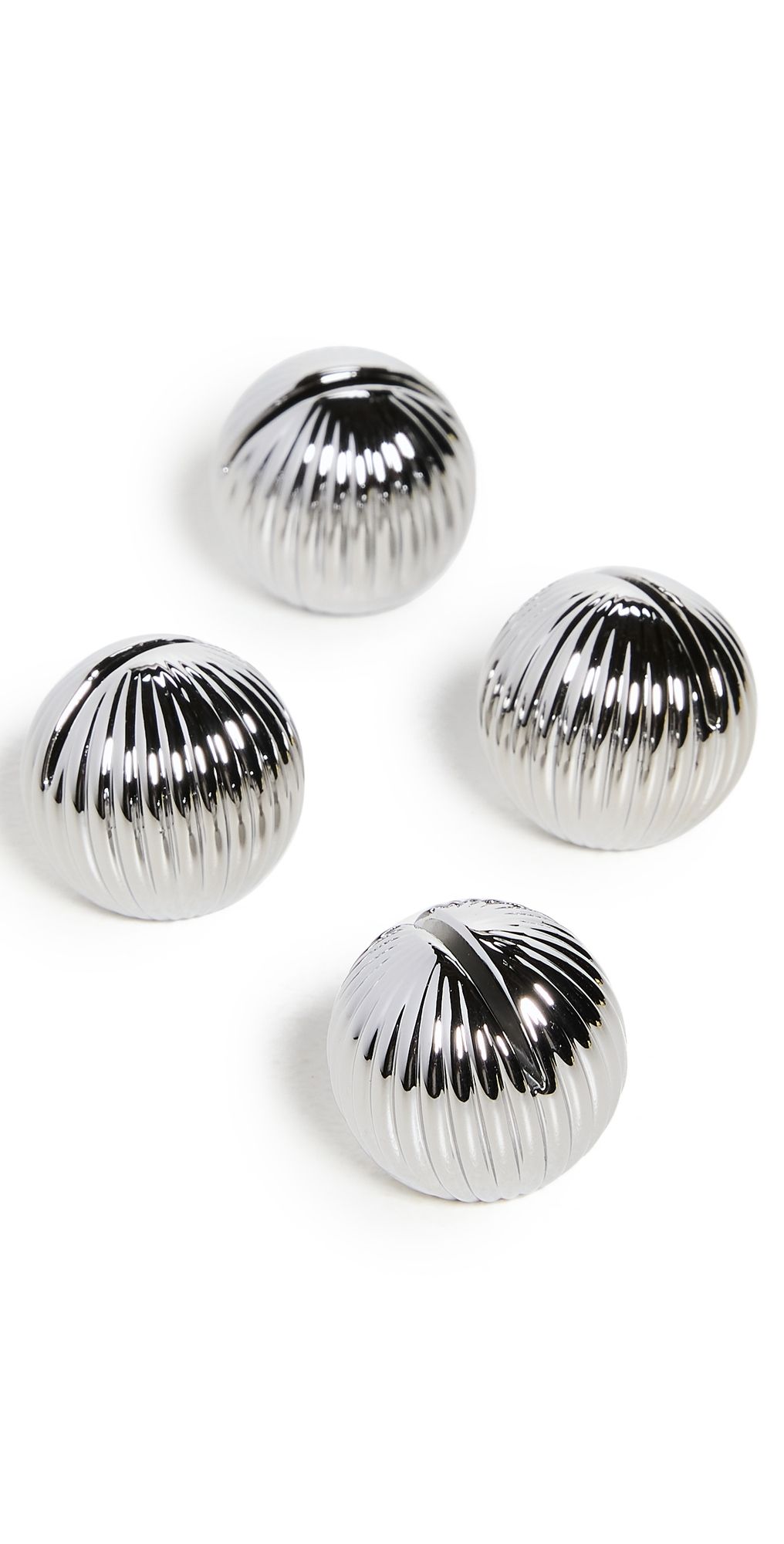 Georg Jensen Bernadotte Table Card Holders Set Stainless Steel One Size