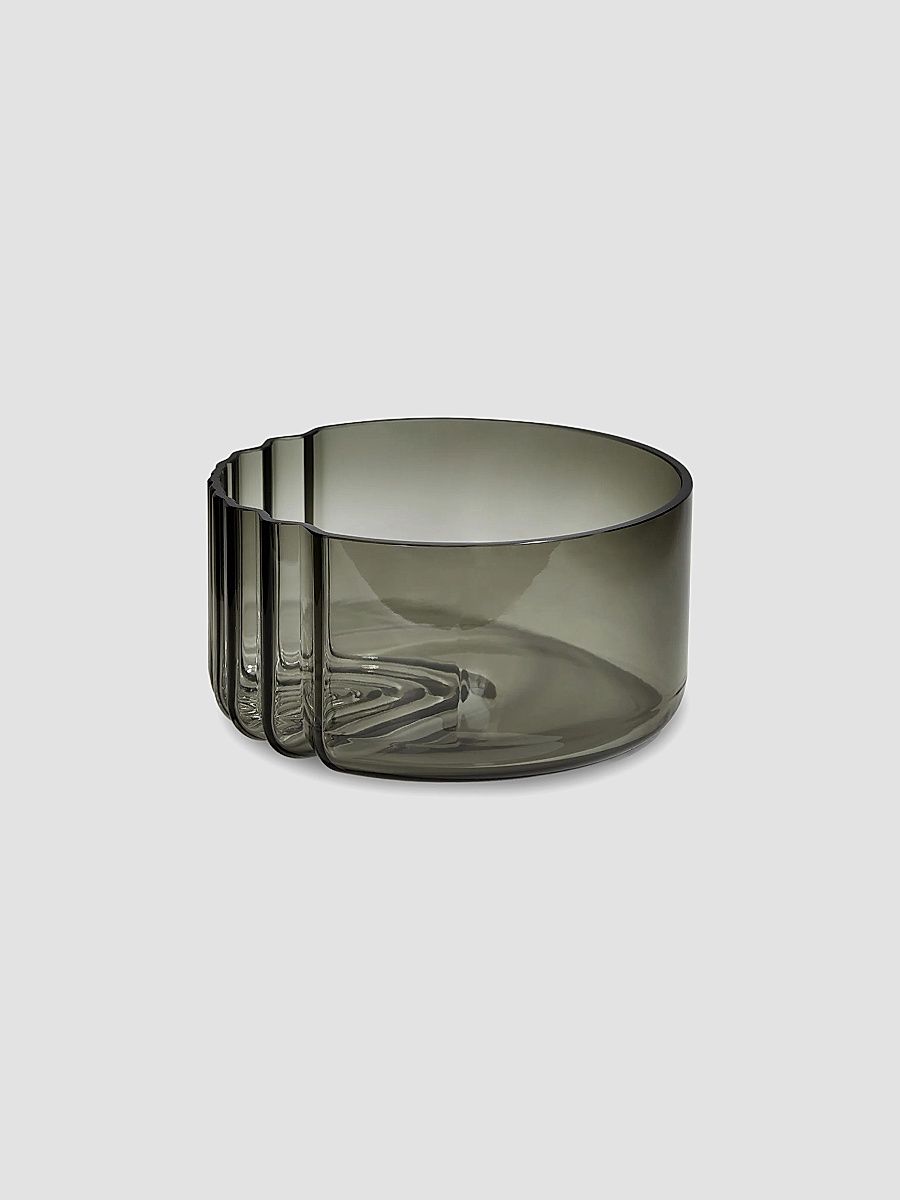 Pulse Glass Bowl - Dark Blue