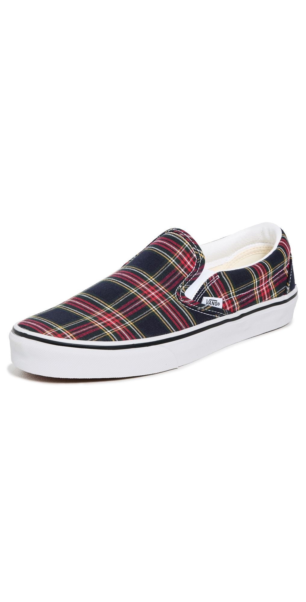 Vans Classic Slip On Sneakers Plaid Navy M 4/ W 5.5