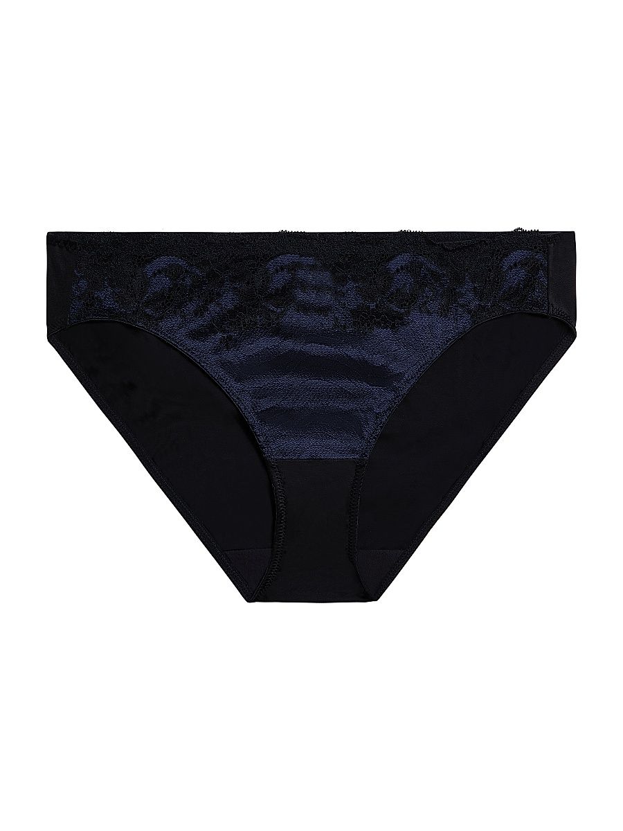 Women's Modern Affair Bikini Bottom - Night Sky Black - Size XL