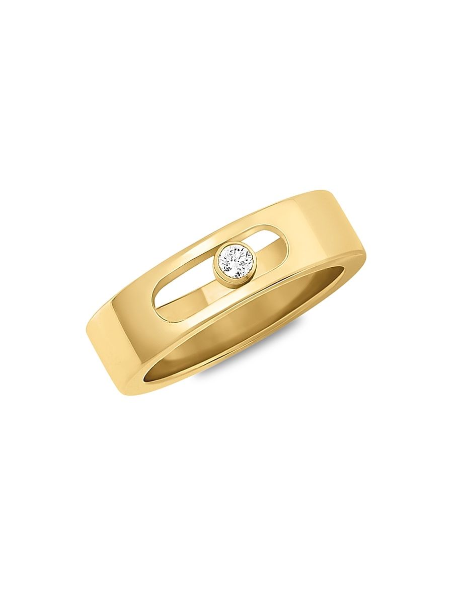 Women's Move Joaillerie 18K Yellow Gold & Diamond Ring - Yellow Gold - Size 7