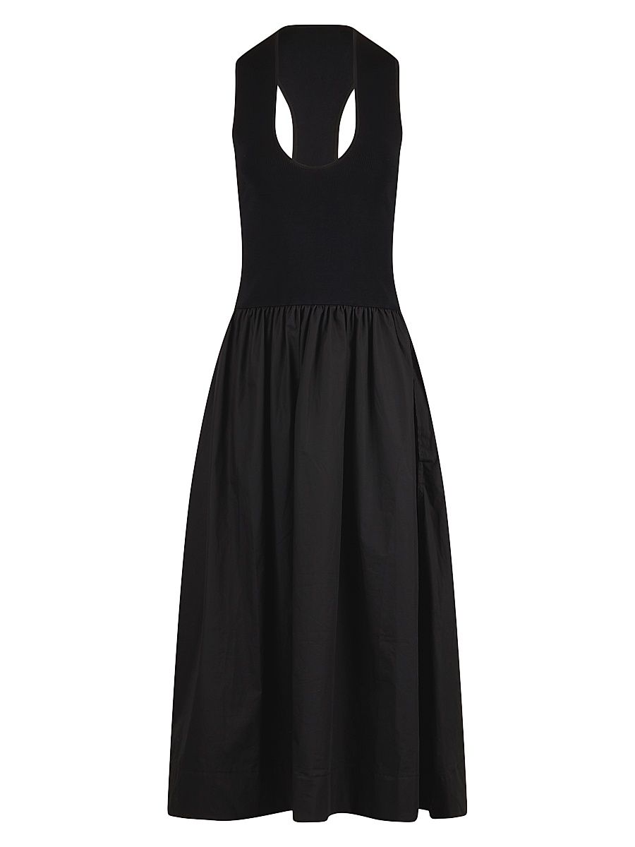 Women's Belle Combo Tank Midi-Dress - True Black - Size XS