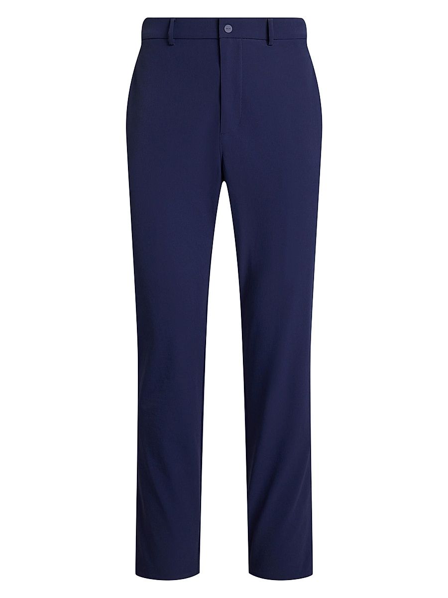 Men's Standard Stretch-Nylon Straight Pants - Refined Navy - Size 36