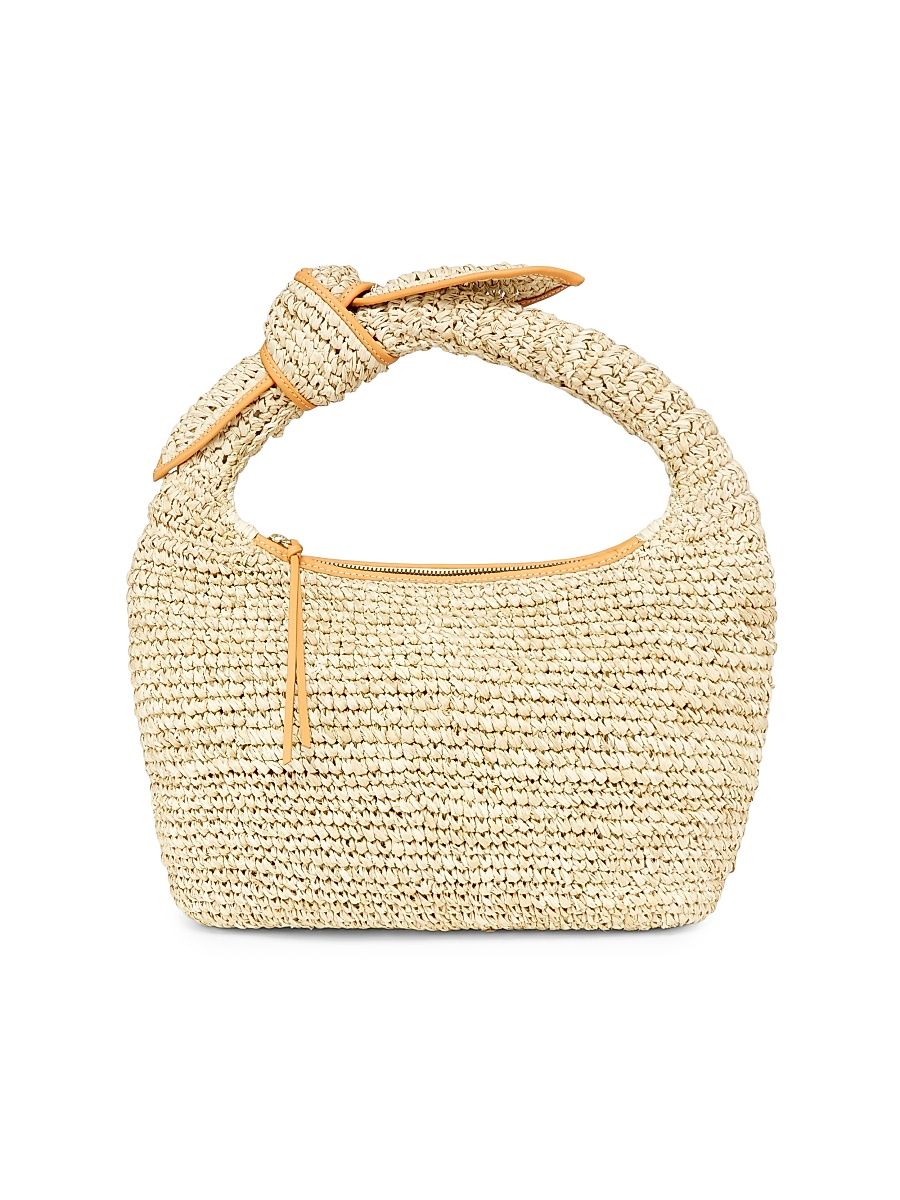Women's The Josie Raffia Top Handle Bag - Mixed Natural