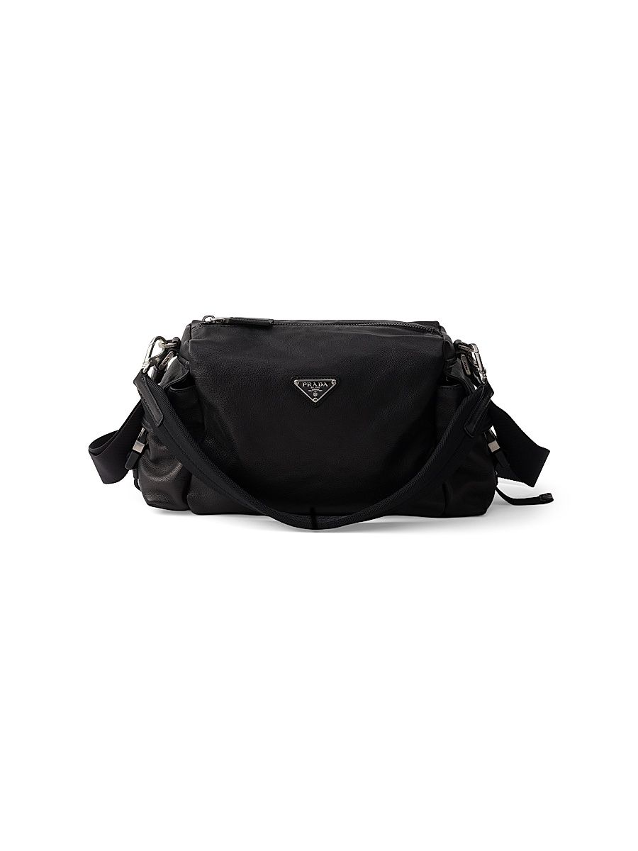 Men's Explore Leather Bag - Black