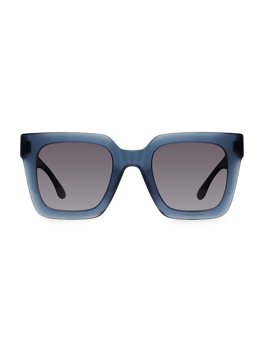 Women's 41MM Square Sunglasses - Blue