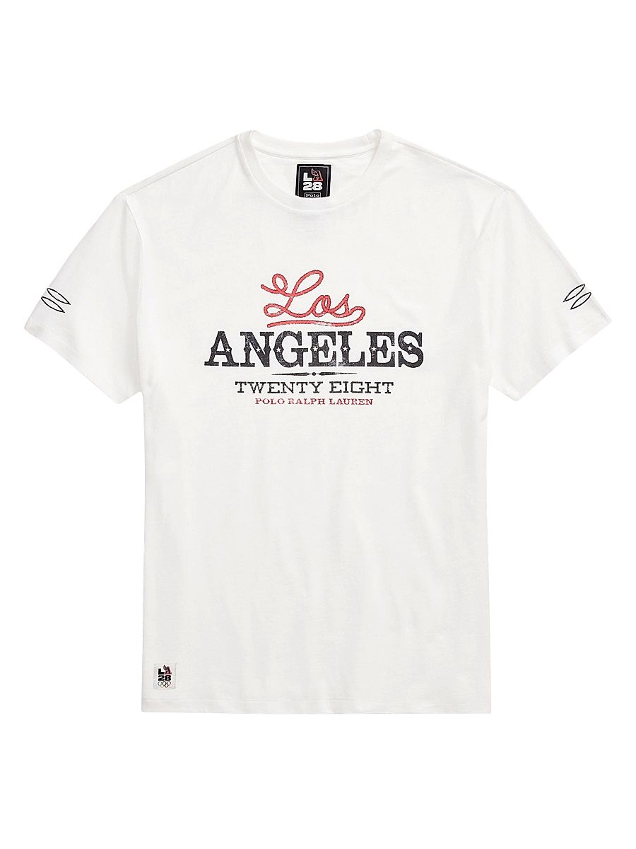 Men's Graphic Cotton T-Shirt - Deckwash White - Size XL