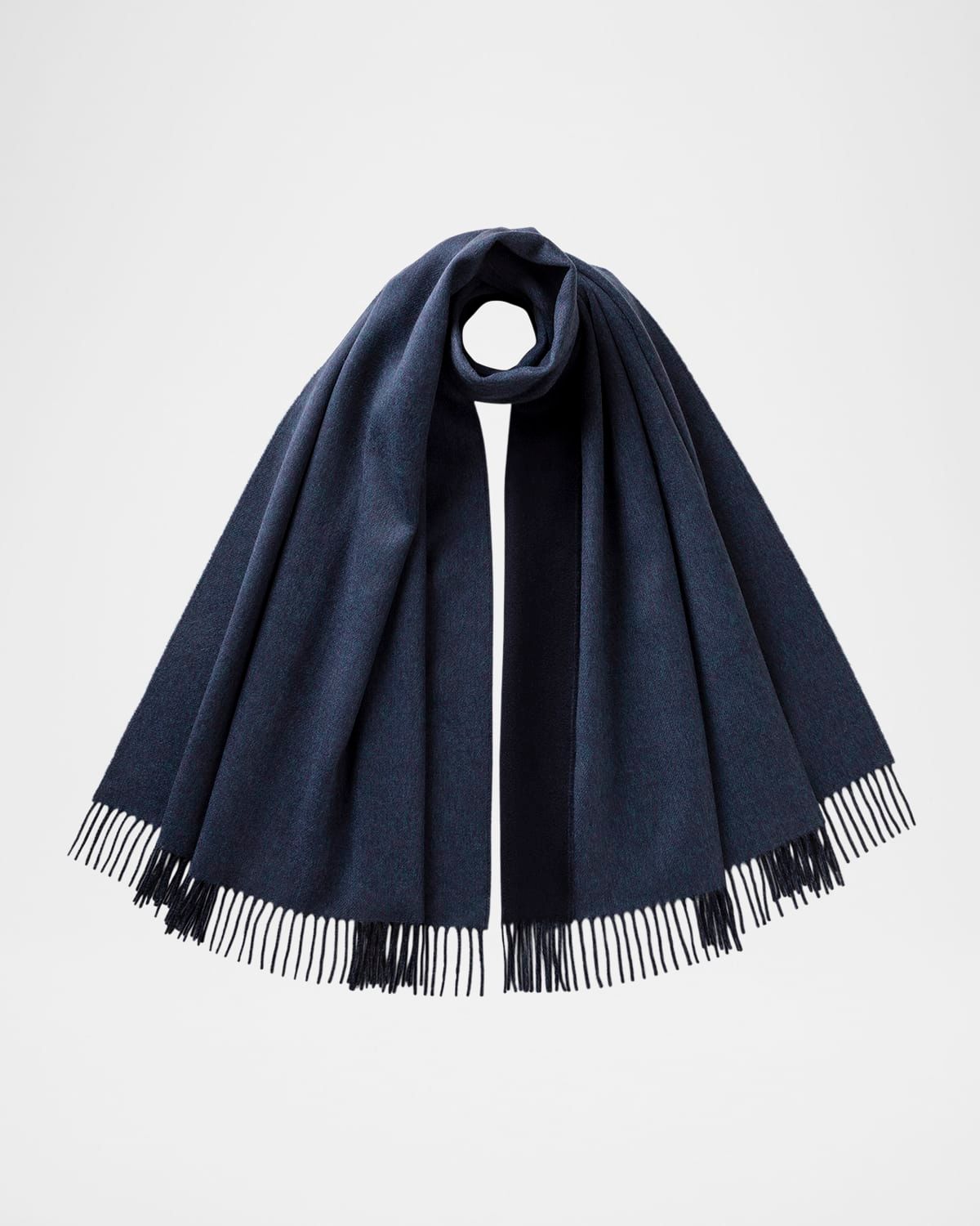 Contrast Reversible Cashmere Scarf