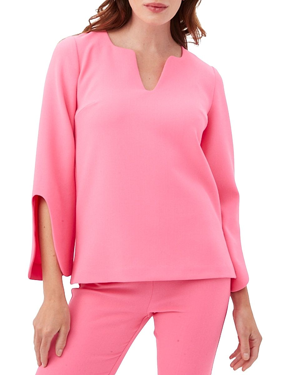 Women's Fathom Bell-Sleeve Top - Papillon Pink - Size 10