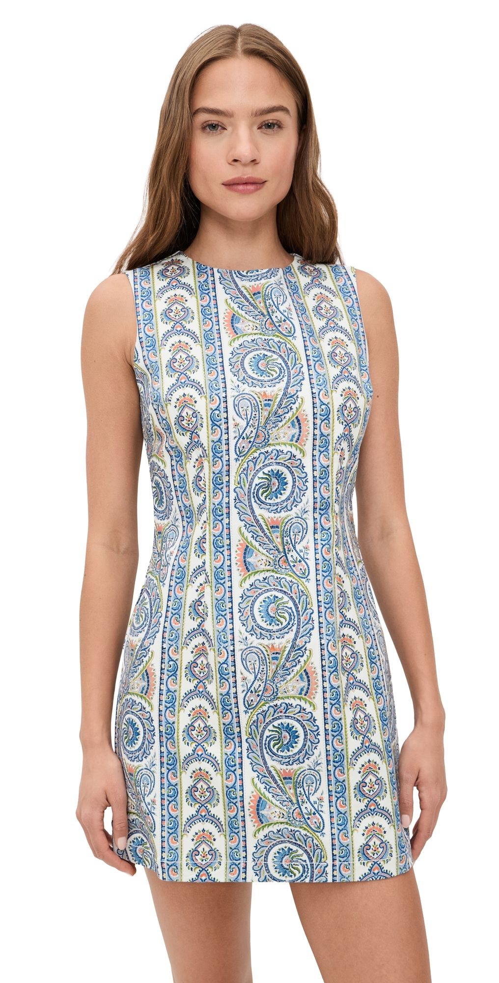 Hill House Home The Viola Dress Corsica Paisley Blue XL