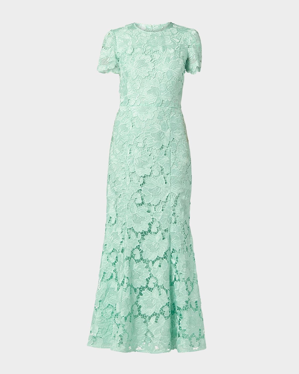 Brie Floral Lace Trumpet Maxi Dress