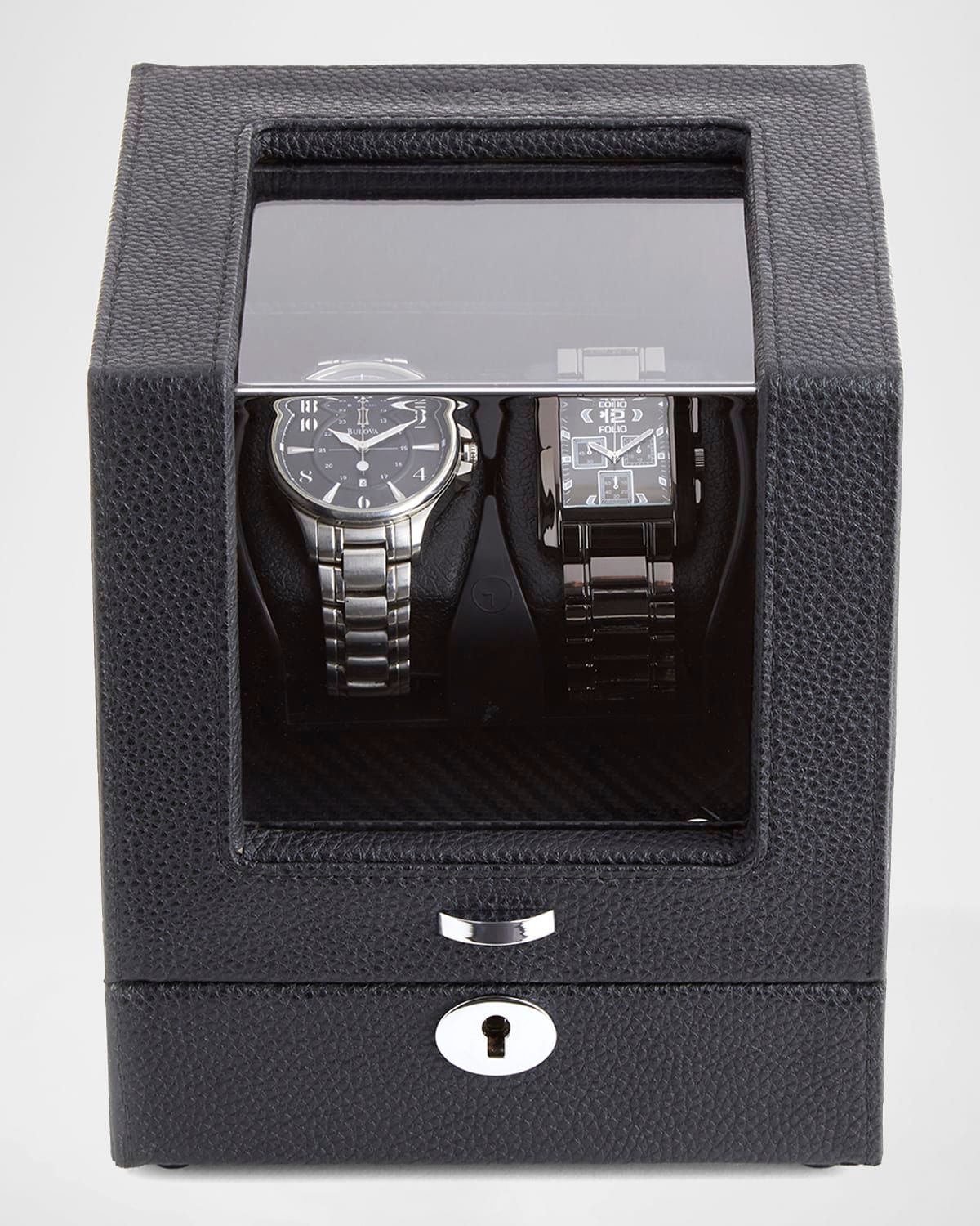 Personalized Leather Double Watch Winder