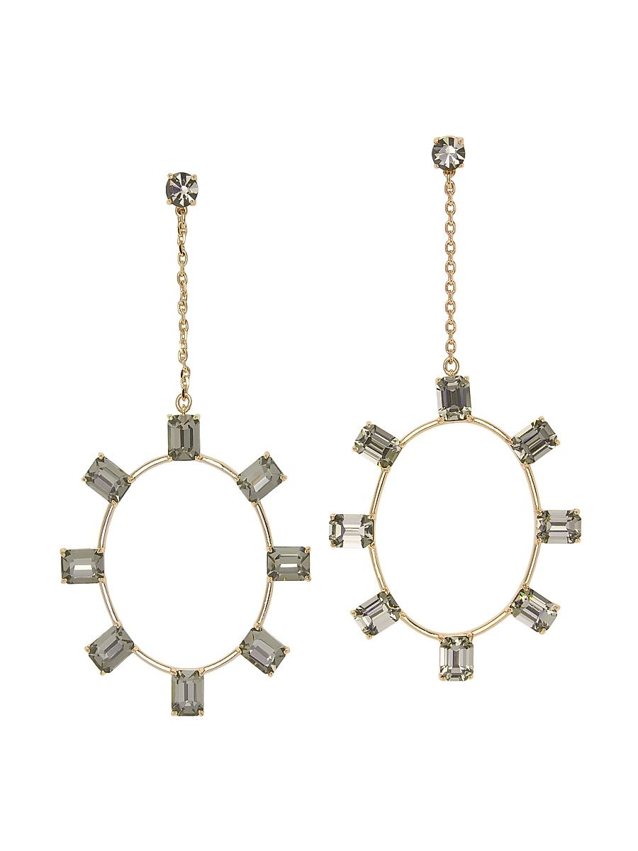 Women's Stone Jewelry Alanna Goldtone & Cubic Zirconia Drop Earrings - Gold