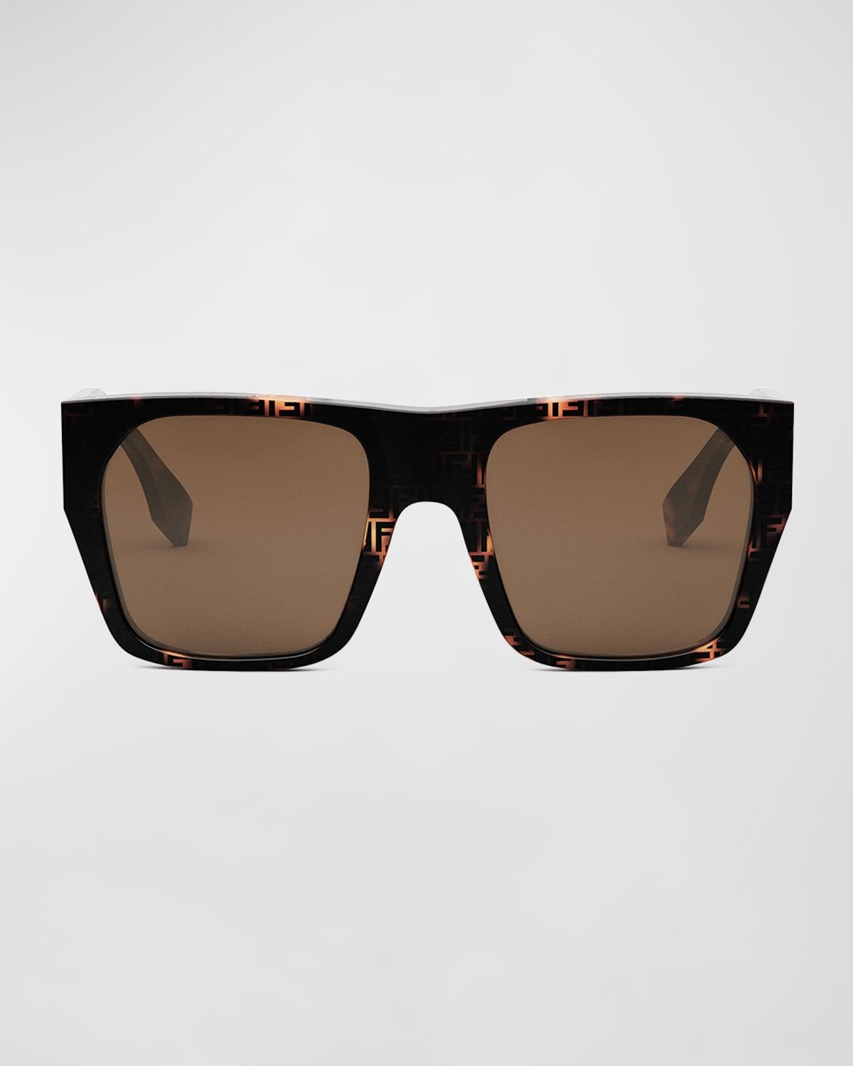 Baguette Acetate Shields Sunglasses