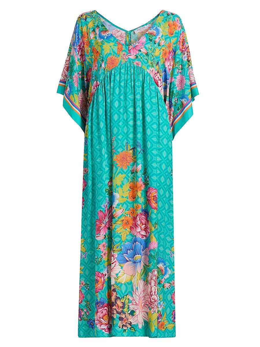 Women's Plus Sweetspire Print Cover-Up Kaftan Dress - Sweetspire - Size 26