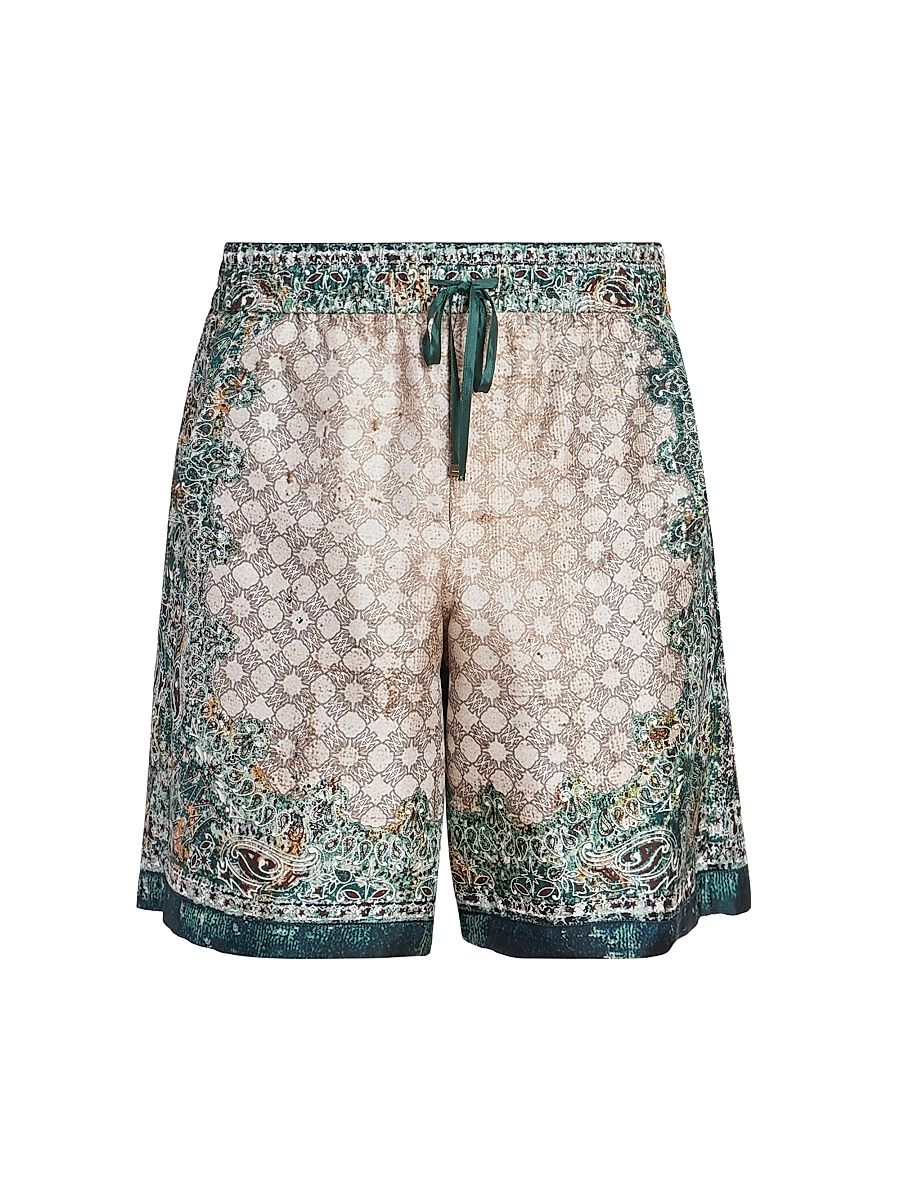 Men's Bandana Drawstring Shorts - Size XXL