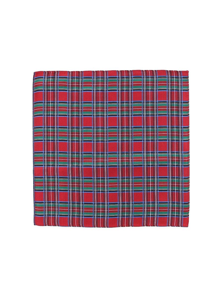 Men's Holiday Nicholas Pocket Square - Red
